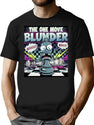 Chess Pieces Game - The One Move Blunder - 90S Chess Frustration Bootleg Graphic T-Shirt - Black