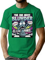 Chess Pieces Game - The One Move Blunder - 90S Chess Frustration Bootleg Graphic T-Shirt - Green