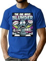Chess Pieces Game - The One Move Blunder - 90S Chess Frustration Bootleg Graphic T-Shirt - Blue