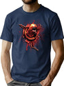 Chestburster Alien Xenomorph Sci Fi Horror T-Shirt for Men & Women, T-Shirts Graphic Tee - Navy