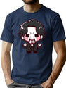 Chibi Jigsaw T-Shirt for Men & Women, T-Shirts Graphic Tee - Navy