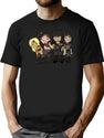 Chibi Rockstar Bootleg Graphic T-Shirt - Black