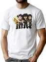 Chibi Rockstar Bootleg Graphic T-Shirt - White