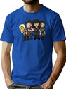 Chibi Rockstar Bootleg Graphic T-Shirt - Blue