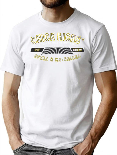 Chick Hicks' Premium Heavyweight Cotton T-Shirt - Black