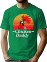 Chicken Daddy Vintage Farmer Fathers Day T-Shirt for Men & Women, T-Shirts Graphic Tee - Green