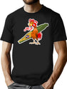 Chicken Joe T-Shirt for Men & Women, T-Shirts Graphic Tee - Black