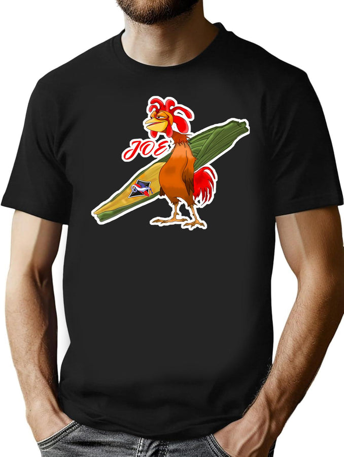 Chicken Joe T-Shirt for Men & Women, T-Shirts Graphic Tee - Black