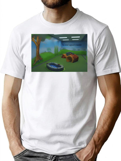 Childhood T-Shirt for Men & Women, T-Shirts Graphic Tee - Black