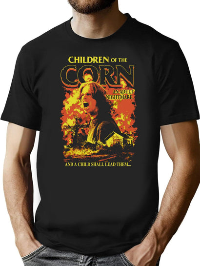 Children of The Corn an Adult Nightmare Black T-Shirt - Black