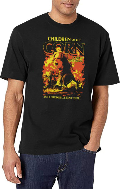 Children of The Corn an Adult Nightmare Black T-Shirt - Black
