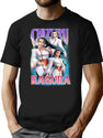 Chizuru Kagura Kof Bootleg Bootleg Graphic T-Shirt - Black