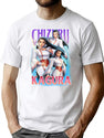 Chizuru Kagura Kof Bootleg Bootleg Graphic T-Shirt - White