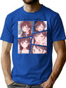 Chizuru Premium Heavyweight Cotton T-Shirt - Blue