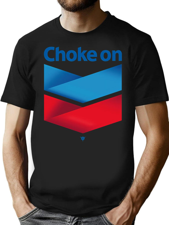 Choke On Bootleg Graphic T-Shirt - Black