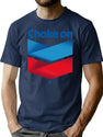 Choke On Bootleg Graphic T-Shirt - Navy