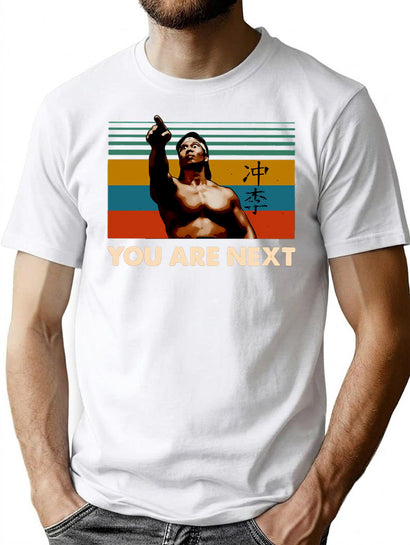 Chong Li You Are Next Vintage Premium Heavyweight Cotton T-Shirt - Black
