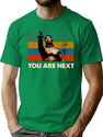 Chong Li You Are Next Vintage Premium Heavyweight Cotton T-Shirt - Green