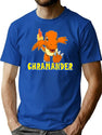 Chramander Bootleg Graphic T-Shirt - Blue