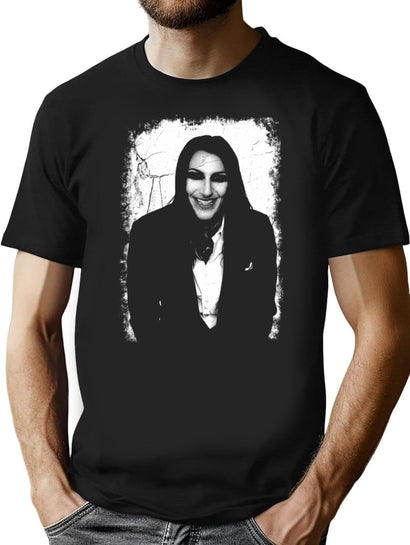 Chris Cerulli Vintage Distressed T-Shirt for Men & Women, T-Shirts Graphic Tee - Black