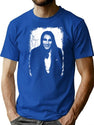 Chris Cerulli Vintage Distressed T-Shirt for Men & Women, T-Shirts Graphic Tee - Blue