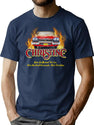 Christine 58 Plymouth Fury Worn T-Shirt for Men & Women, T-Shirts Graphic Tee - Navy