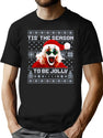 Christmas Horror Season 3 - Terrifier Christmas T-Shirt for Men & Women, T-Shirts Graphic Tee - Black