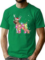 Christmas Lights Soft Coated Wheaten Terrier Dog T-Shirt for Men & Women, T-Shirts Graphic Tee - Green