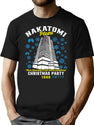 Christmas Nakatomi Building Die Hard T-Shirt for Men & Women, T-Shirts Graphic Tee - Black