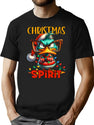Christmas Spirit T-Shirt for Men & Women, T-Shirts Graphic Tee - Black