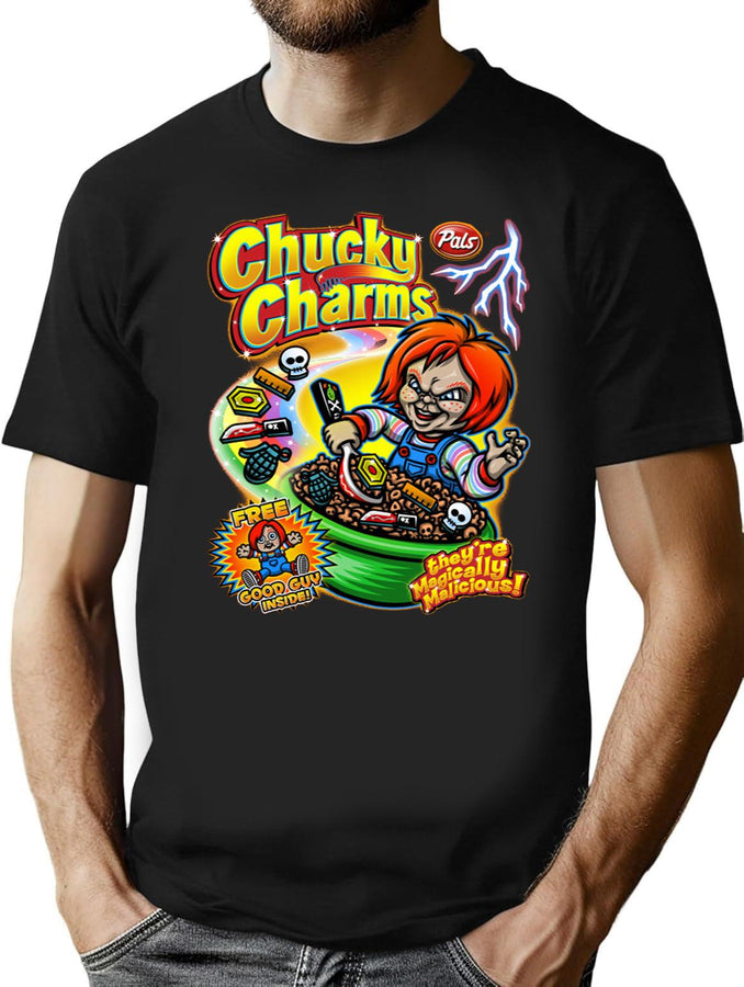 Chucky Charms V2 Essential Black T-Shirt - Black