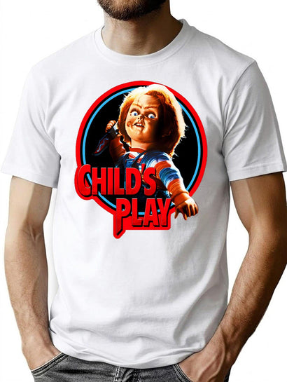 Chucky T-Shirt for Men & Women, T-Shirts Graphic Tee - Black