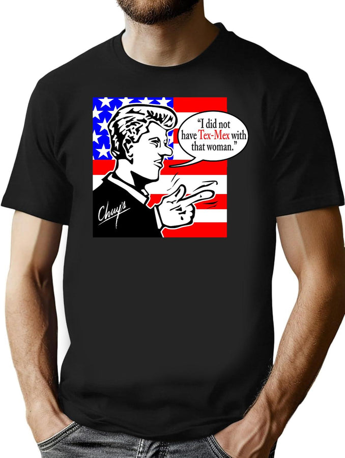 Chuys Bill Black T-Shirt - Black