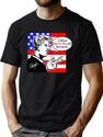 Chuys Bill Black T-Shirt - Green
