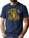 Cinco De Drinko T-Shirt for Men & Women, T-Shirts Graphic Tee - Navy