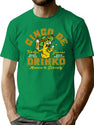 Cinco De Drinko T-Shirt for Men & Women, T-Shirts Graphic Tee - Green