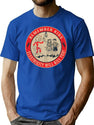 Cips Retro Sign - Electricity Will Kill You T-Shirt for Men & Women, T-Shirts Graphic Tee - Blue