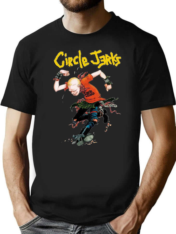 Circle Jerks Skankman Black T-Shirt - Black