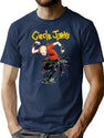 Circle Jerks Skankman Premium Heavyweight Cotton T-Shirt - Navy