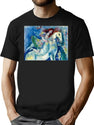 Circus Dancer (Le Grand Cirque) - Marc Chagall T-Shirt for Men & Women, T-Shirts Graphic Tee - Black