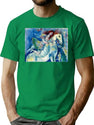 Circus Dancer (Le Grand Cirque) - Marc Chagall T-Shirt for Men & Women, T-Shirts Graphic Tee - Green