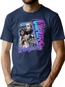 Clairo Bootleg Merch Tee Bootleg Graphic T-Shirt - Navy