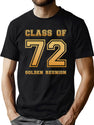 Class Of 72 1972 Class Reunion 50Th Golden Reunion T-Shirt for Men & Women, T-Shirts Graphic Tee - Green
