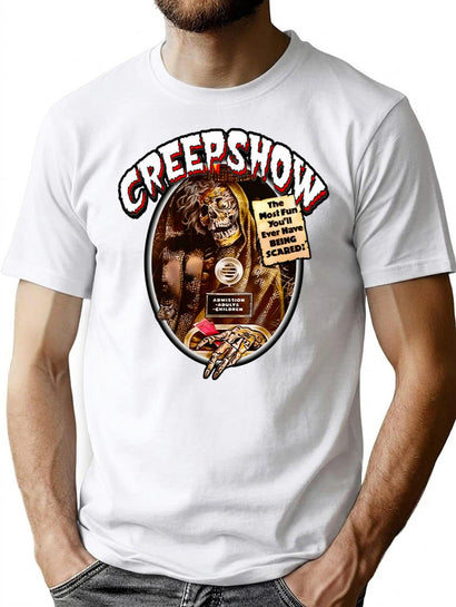 Classic 80S Horror Cartoons Creepshow T-Shirt for Men & Women, T-Shirts Graphic Tee - Black