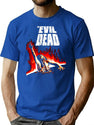 Classic Evil Dead Horror T-Shirt for Men & Women, T-Shirts Graphic Tee - Blue