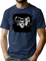 Classic Monsters Black White Pop T-Shirt for Men & Women, T-Shirts Graphic Tee - Navy