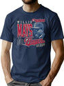 Cleveland Willie Mays Hayes Worn T-Shirt for Men & Women, T-Shirts Graphic Tee - Navy