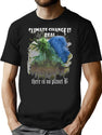 Climate Change Is Real Graohic Design Premium Bootleg Graphic T-Shirt - Black