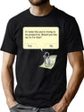 Clippy (2) Black T-Shirt - Green