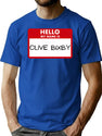 Clive Bixby Premium Heavyweight Cotton T-Shirt - Blue